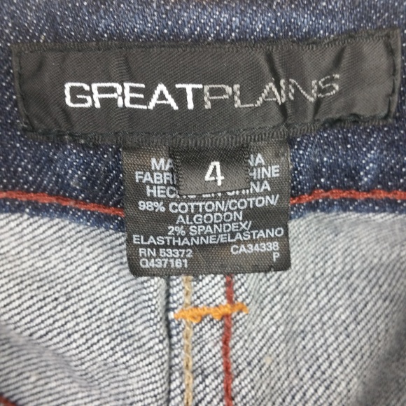 Great Plains British 5 Pocket Flare Jeans EUC 4 - Picture 3 of 8